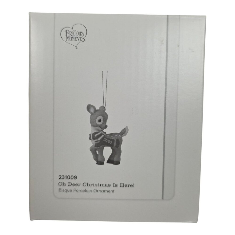2023 Precious Moments Oh Deer Christmas is Here! Ornament IOB 231009